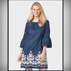 Westport Navy and White Floral Tunic
